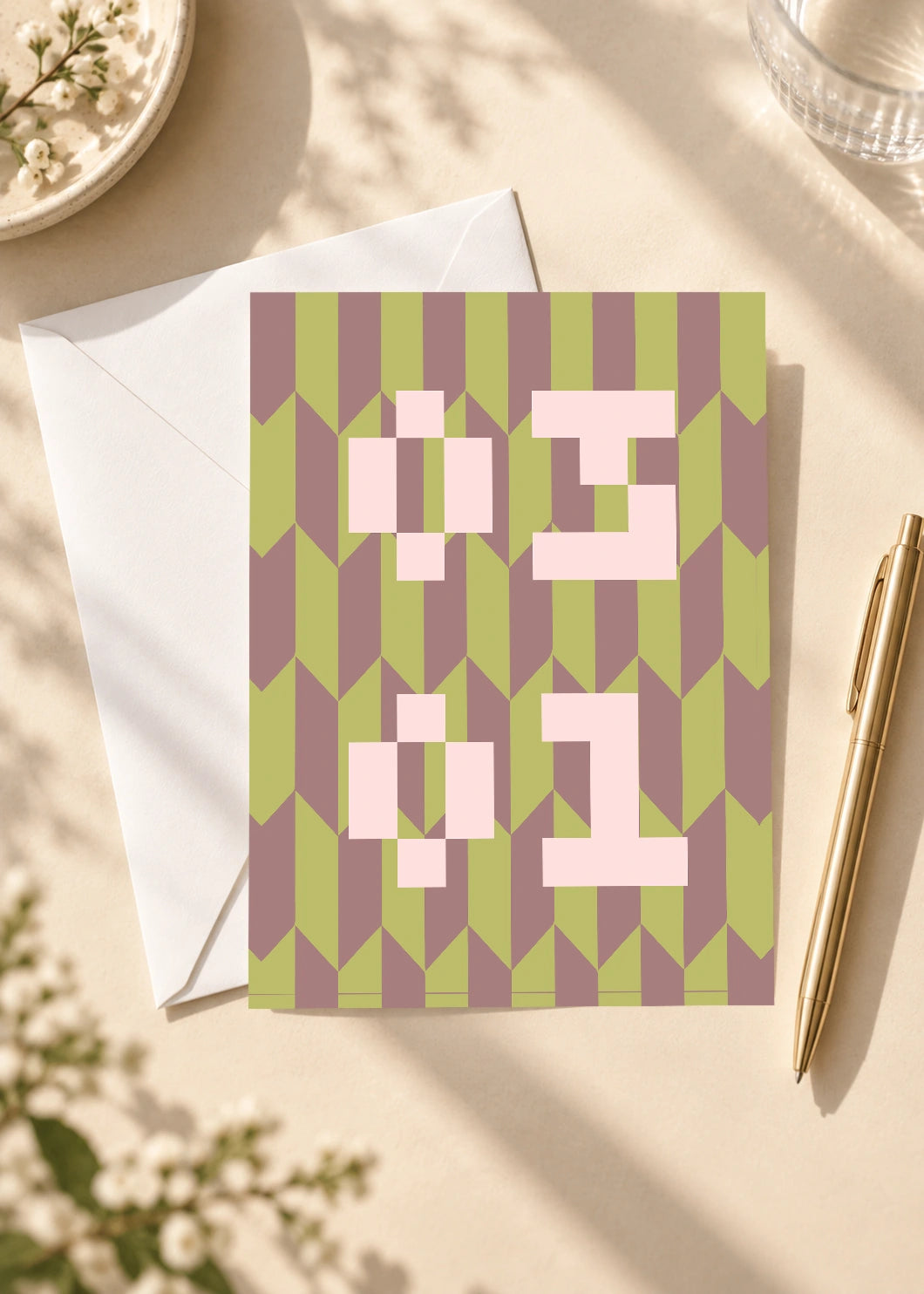March 1 DAYMARK card — Dusty Pixels — scene 4