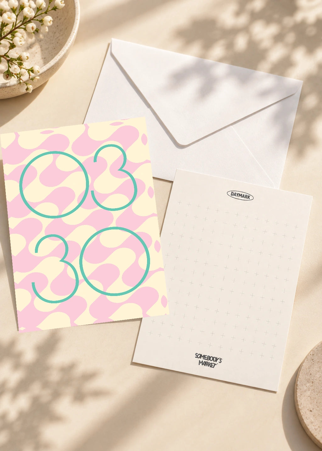 March 30 DAYMARK card — Mint Loops — scene 2