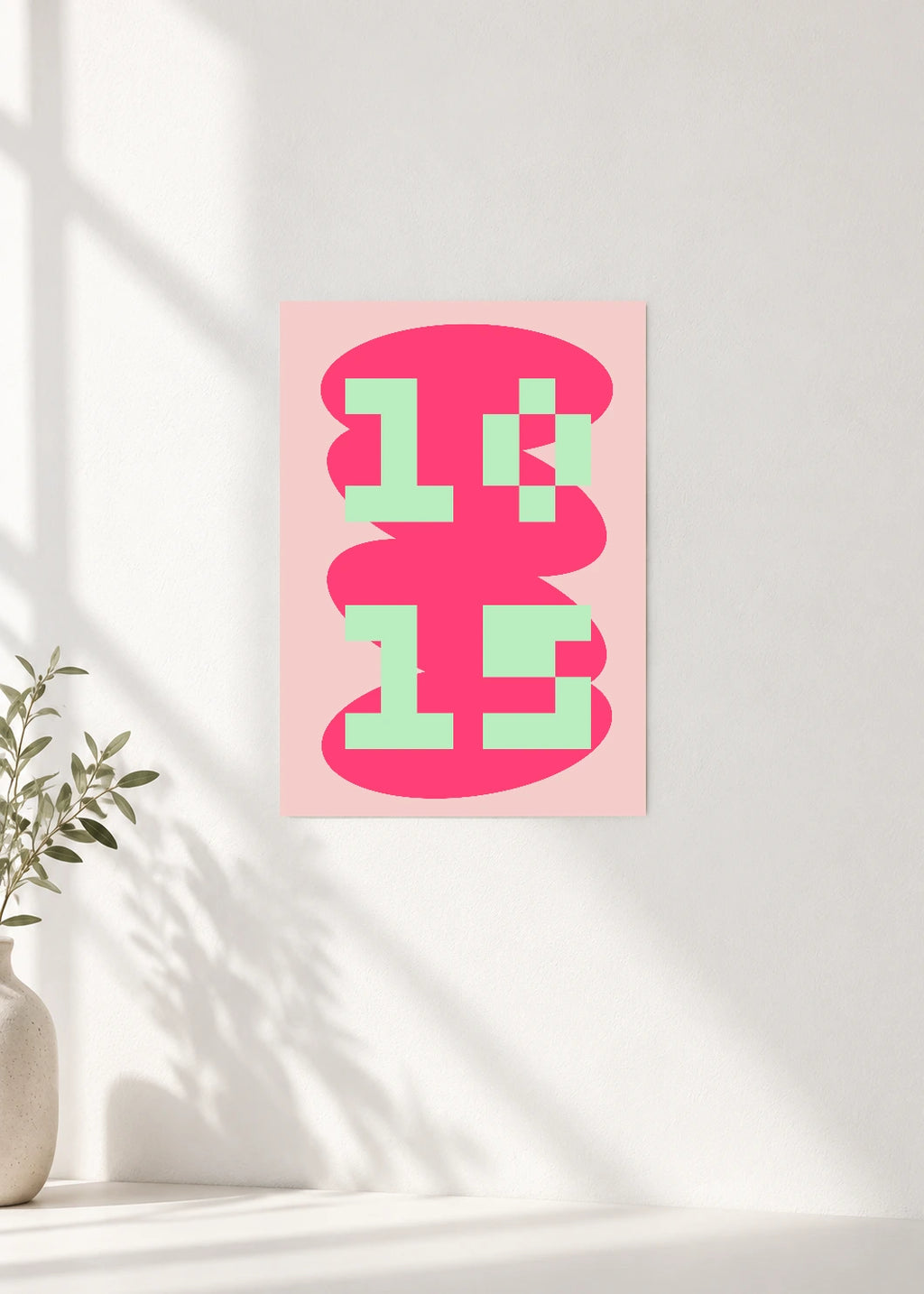 October 15 DAYMARK Poster — Mint Capsule — clean wall