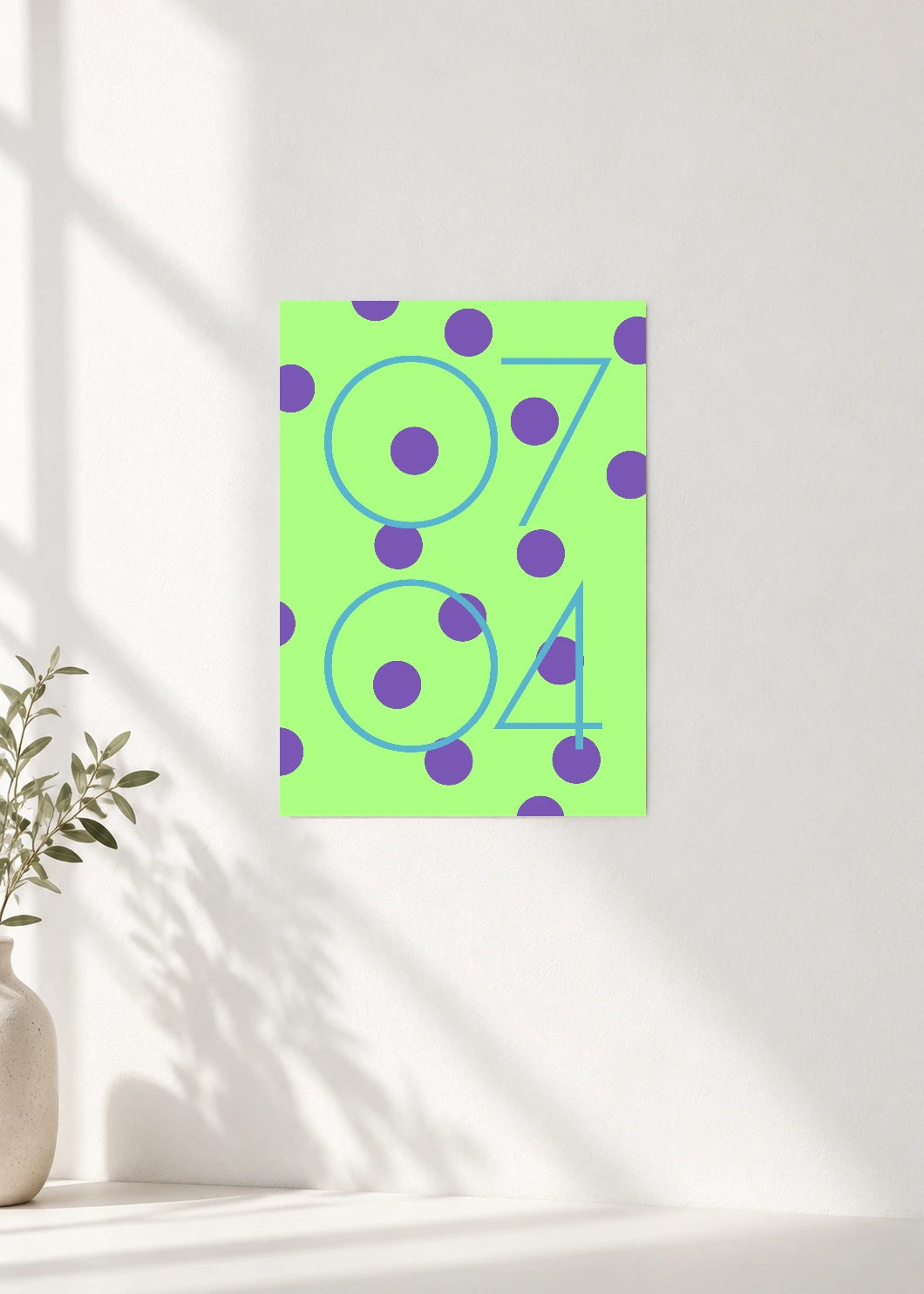 July 4 DAYMARK Poster — Blue Orbit — clean wall