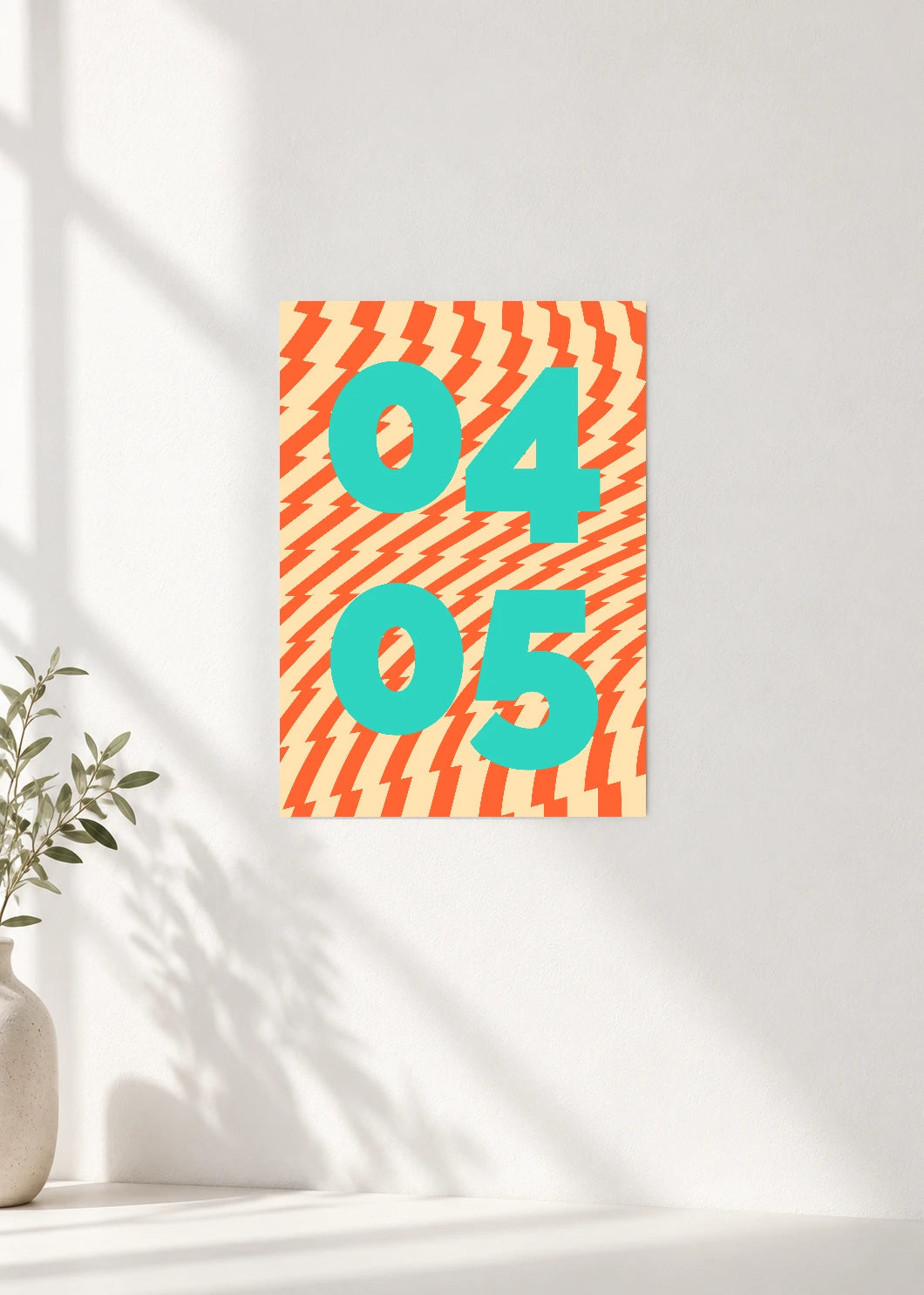 April 5 DAYMARK Poster — Aqua Rush — clean wall