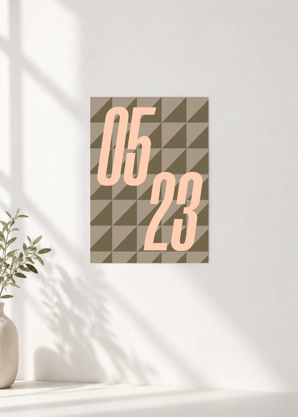 May 23 DAYMARK Poster — Stone Shift — clean wall