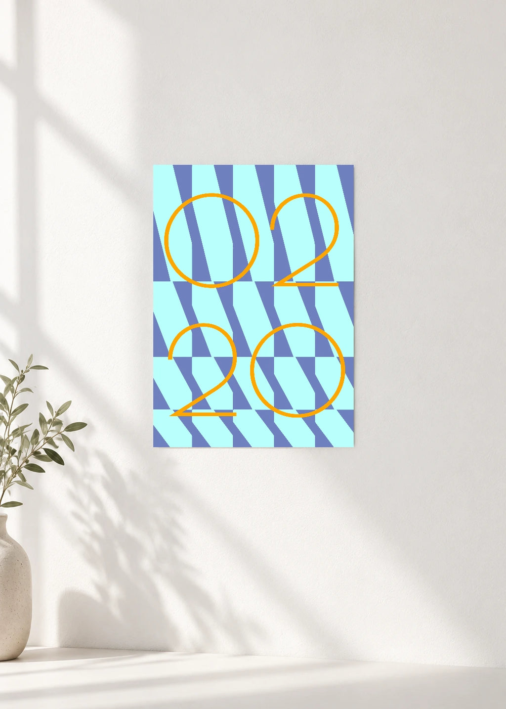 February 20 DAYMARK Poster — Sky Fold — clean wall