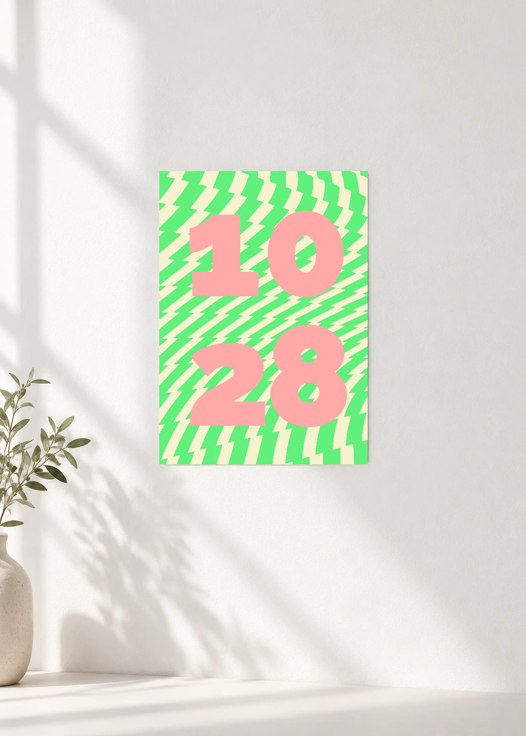 October 28 DAYMARK Poster — Blush Rush — clean wall