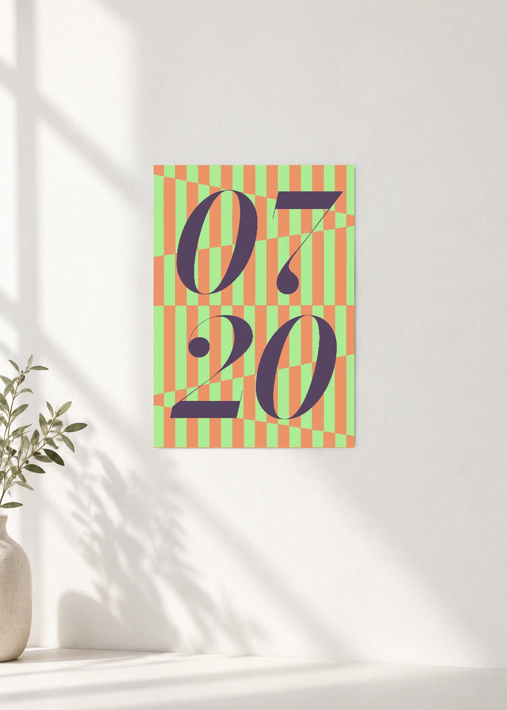 July 20 DAYMARK Poster — Olive Ledger — clean wall