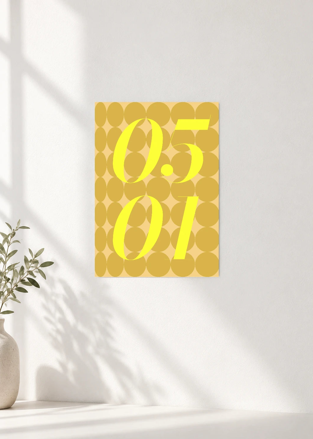 May 1 DAYMARK Poster — Golden Rhythm — clean wall