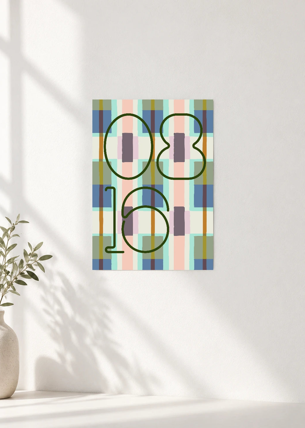 August 16 DAYMARK Poster — Forest Window — clean wall