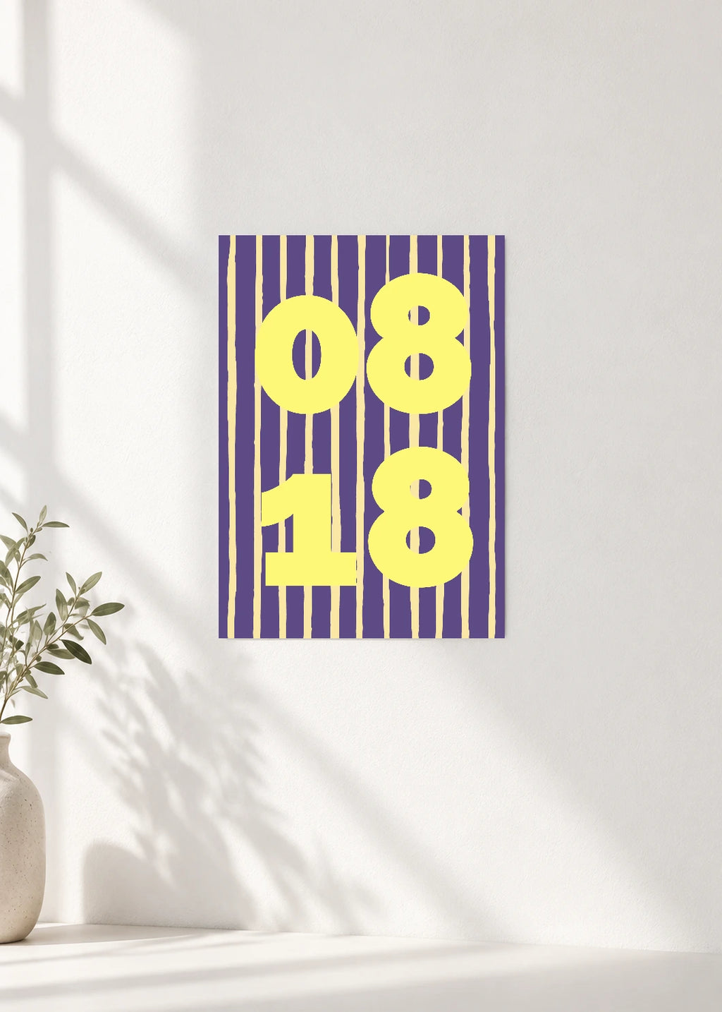 August 18 DAYMARK Poster — Lemon Rails — clean wall