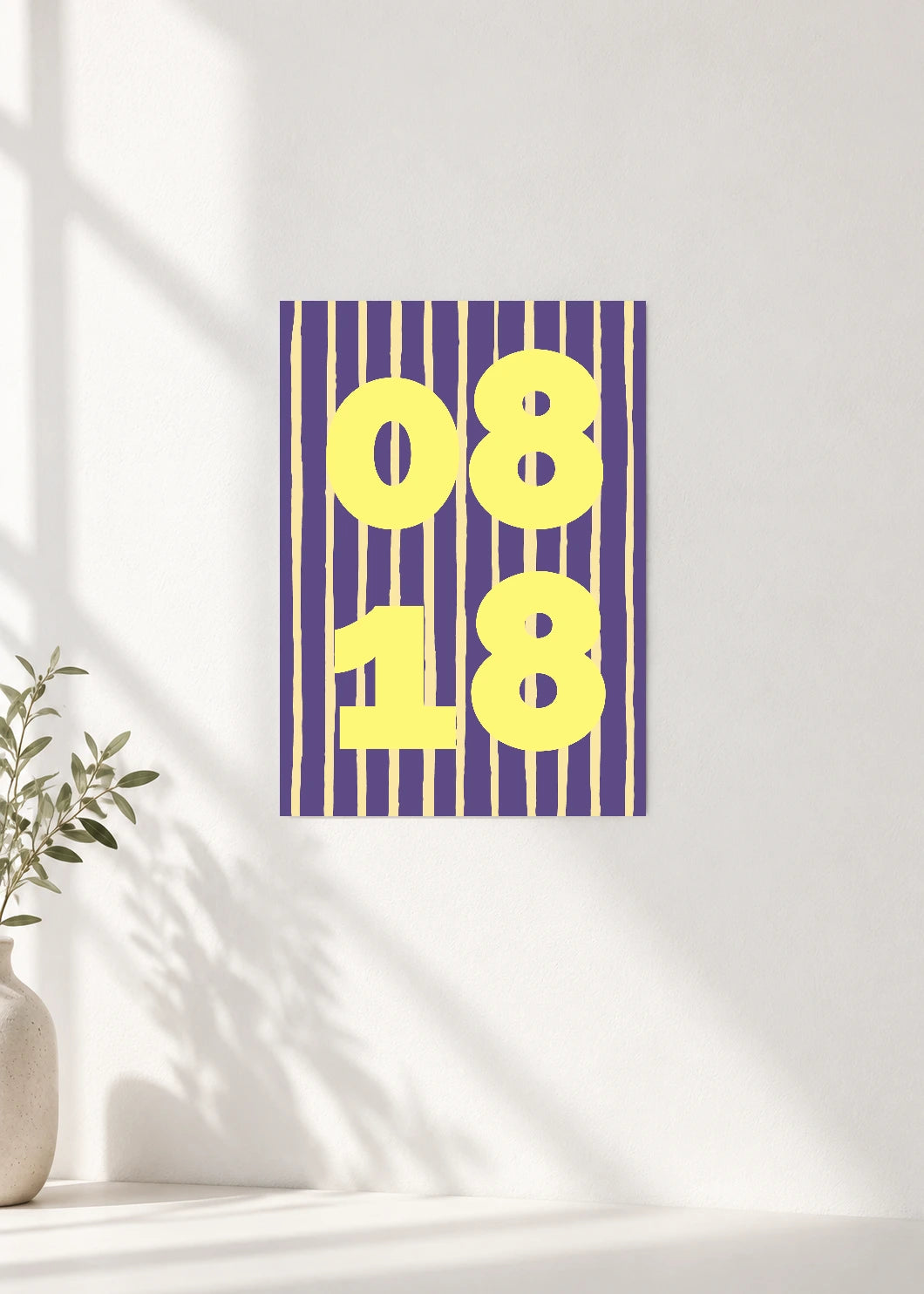 August 18 DAYMARK Poster — Lemon Rails — clean wall