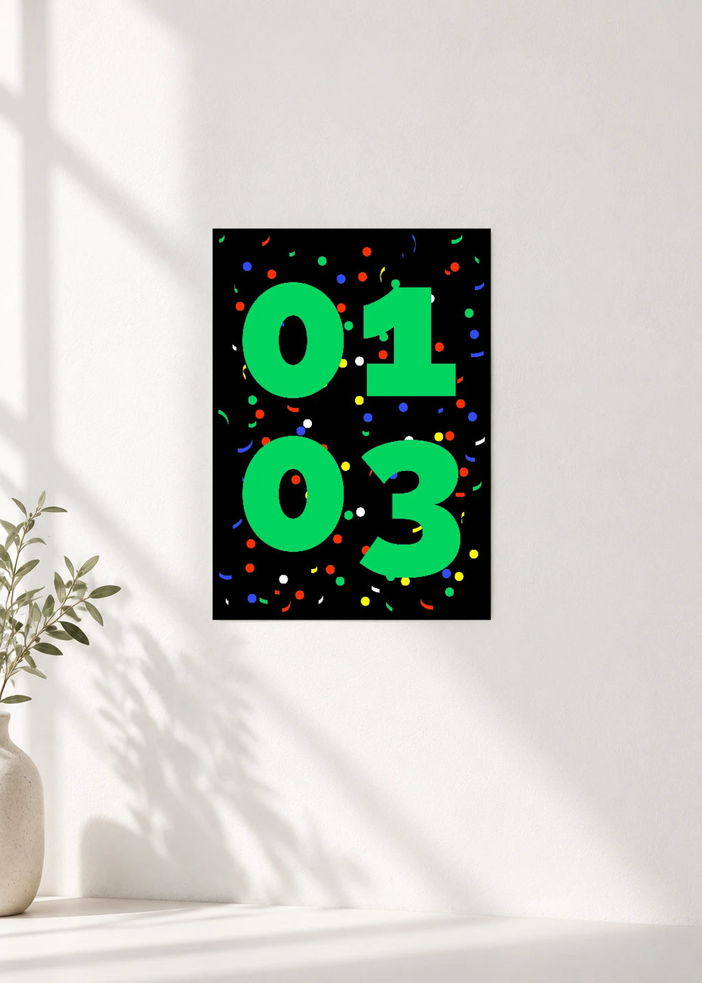 January 3 DAYMARK Poster — Full Volume — clean wall