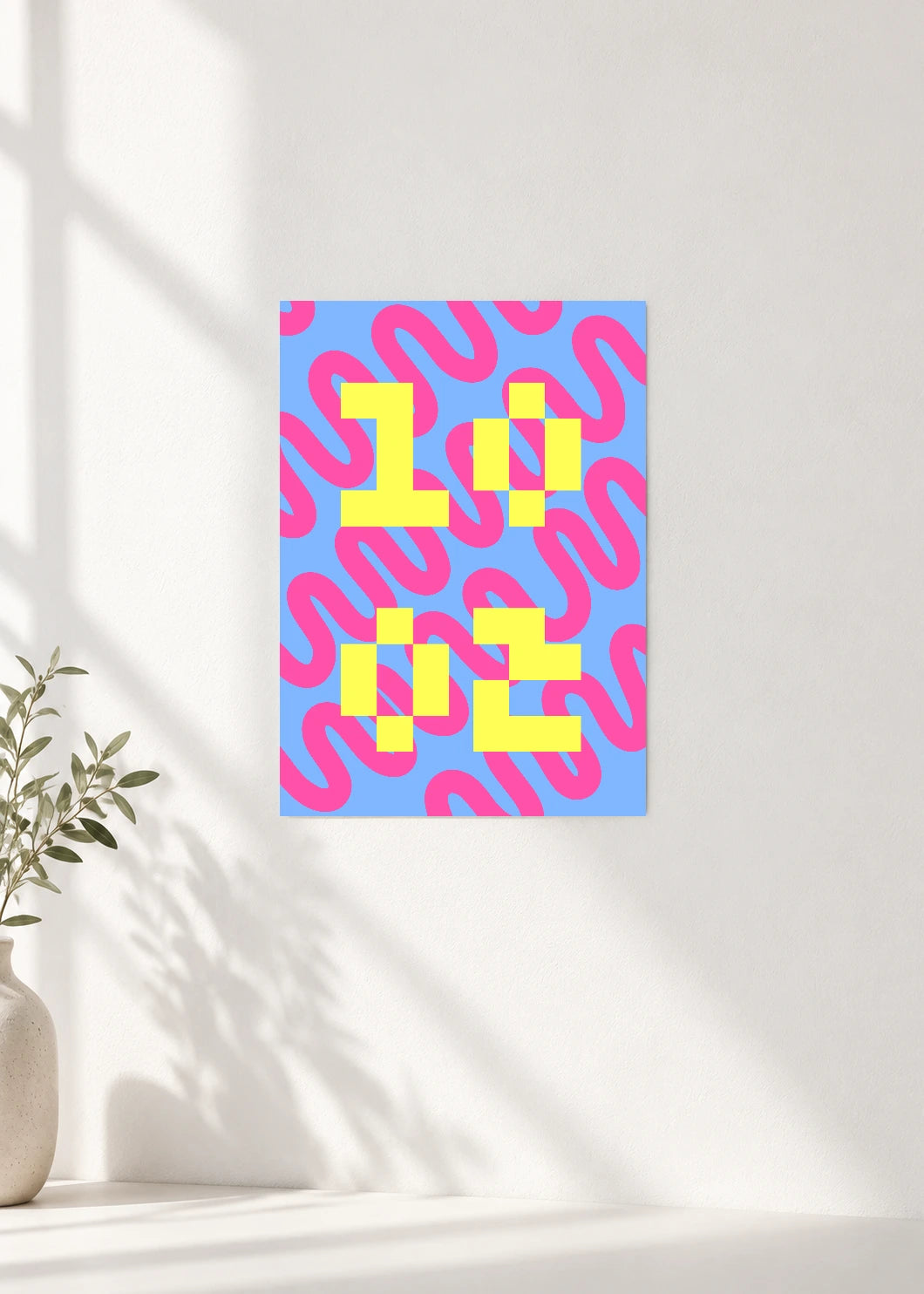 October 2 DAYMARK Poster — Lemon Modules — clean wall