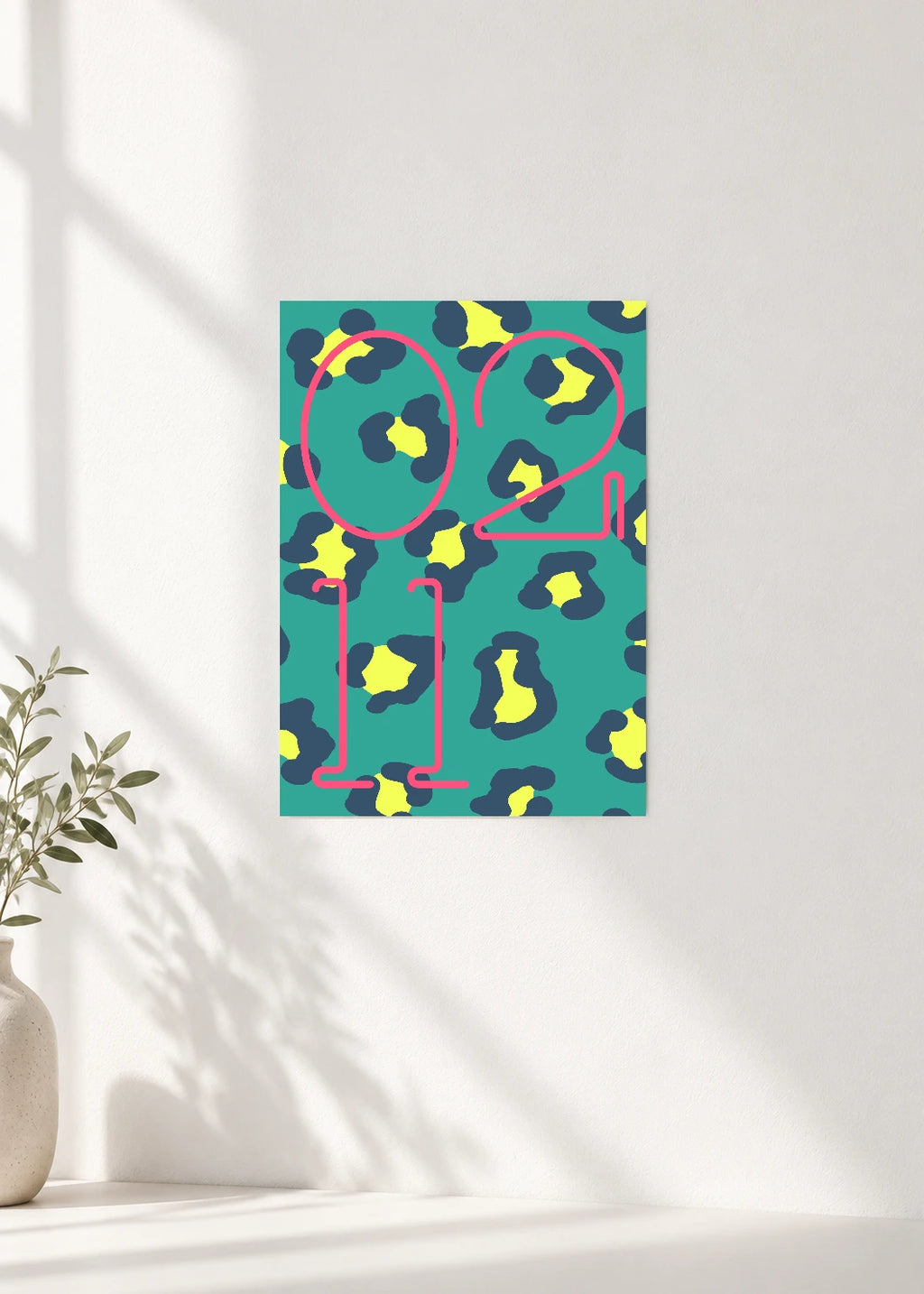 February 11 DAYMARK Poster — Camo Trace — clean wall