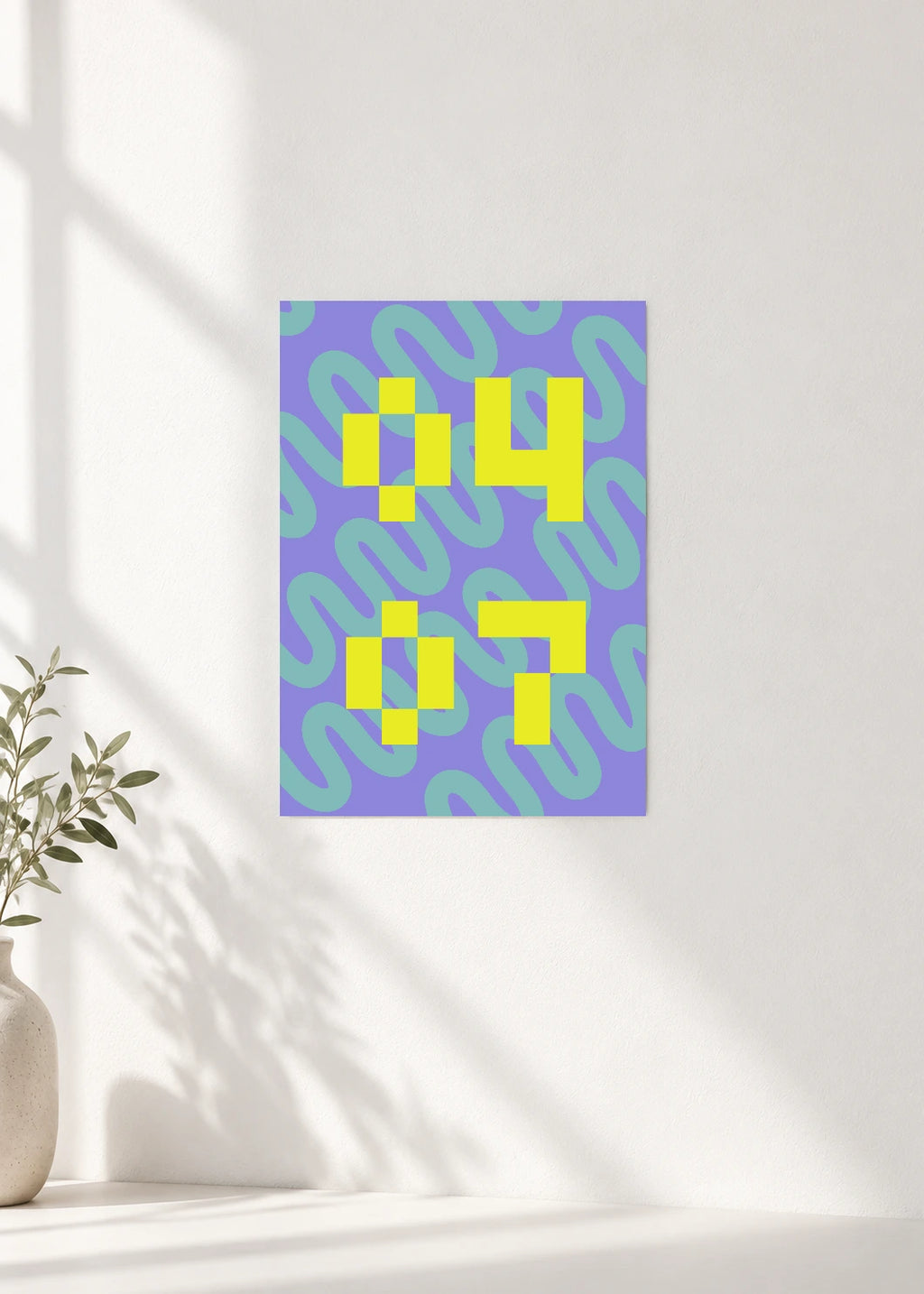 April 7 DAYMARK Poster — Acid Modules — clean wall