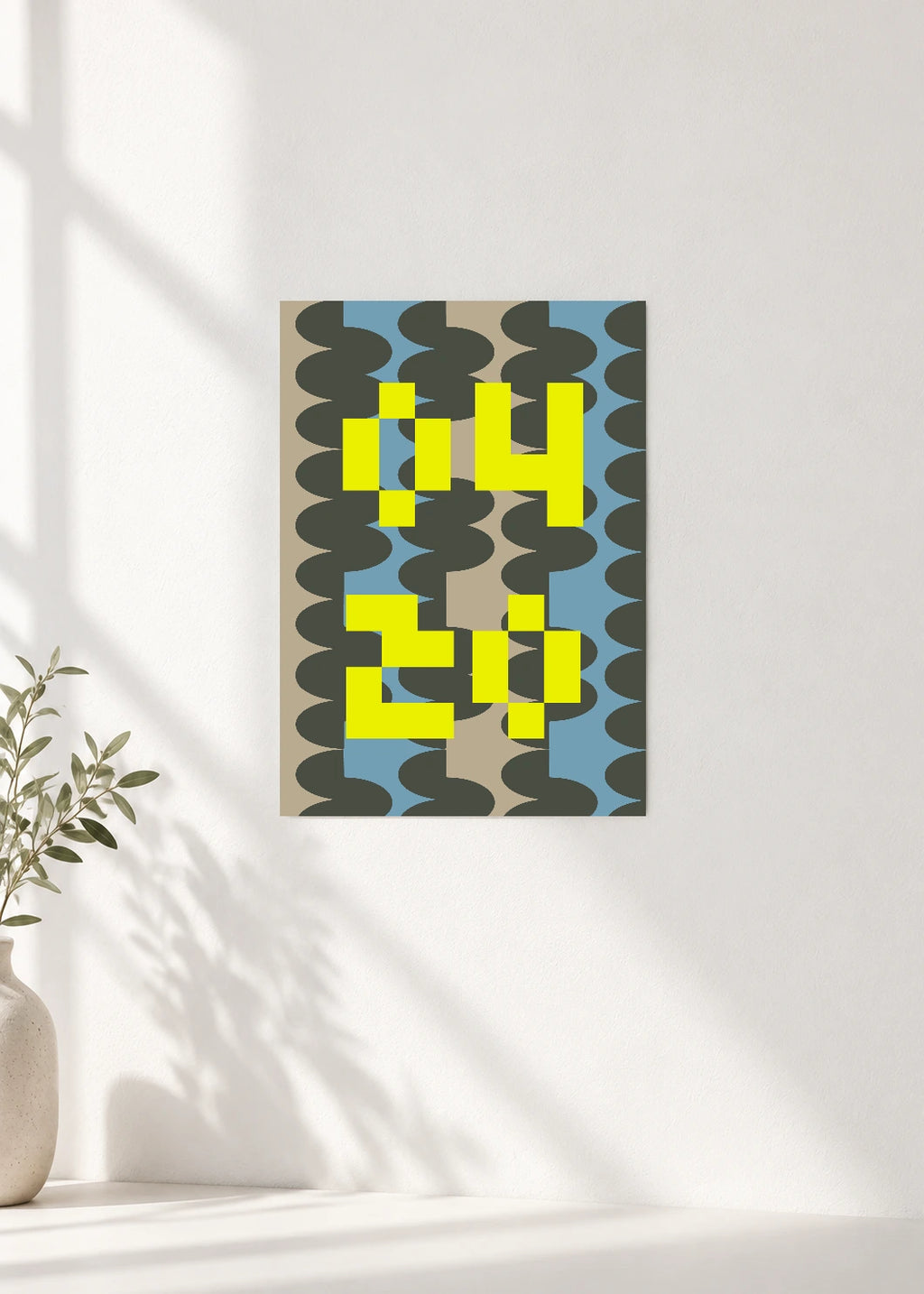 April 20 DAYMARK Poster — Lemon Capsules — clean wall