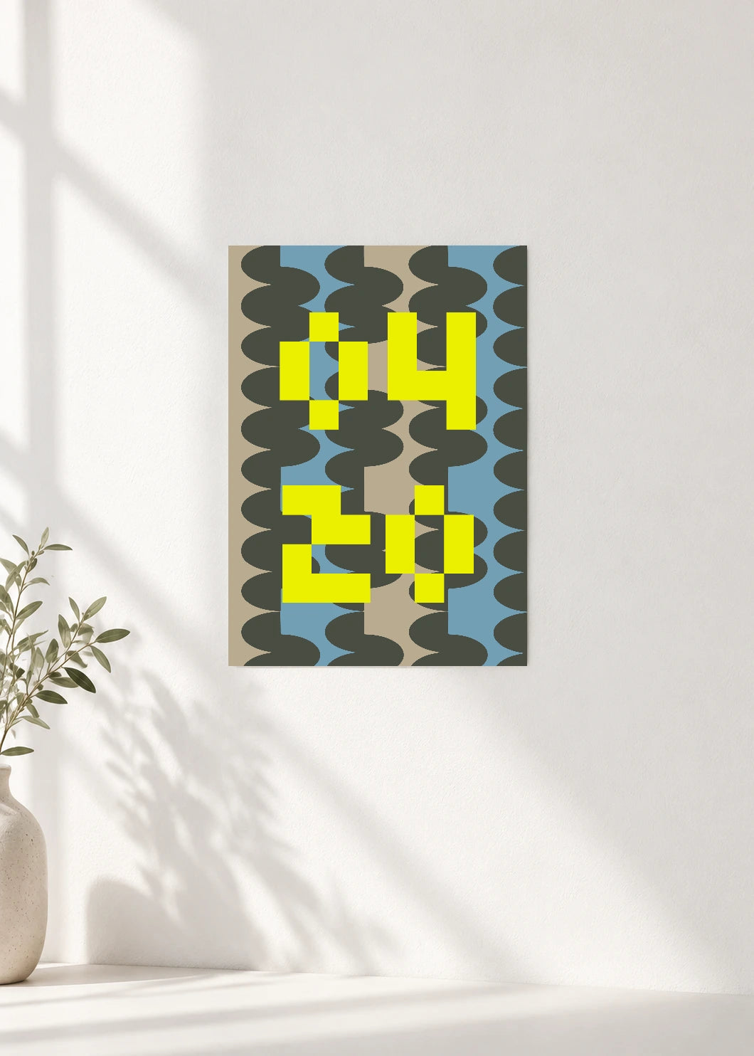 April 20 DAYMARK Poster — Lemon Capsules — clean wall