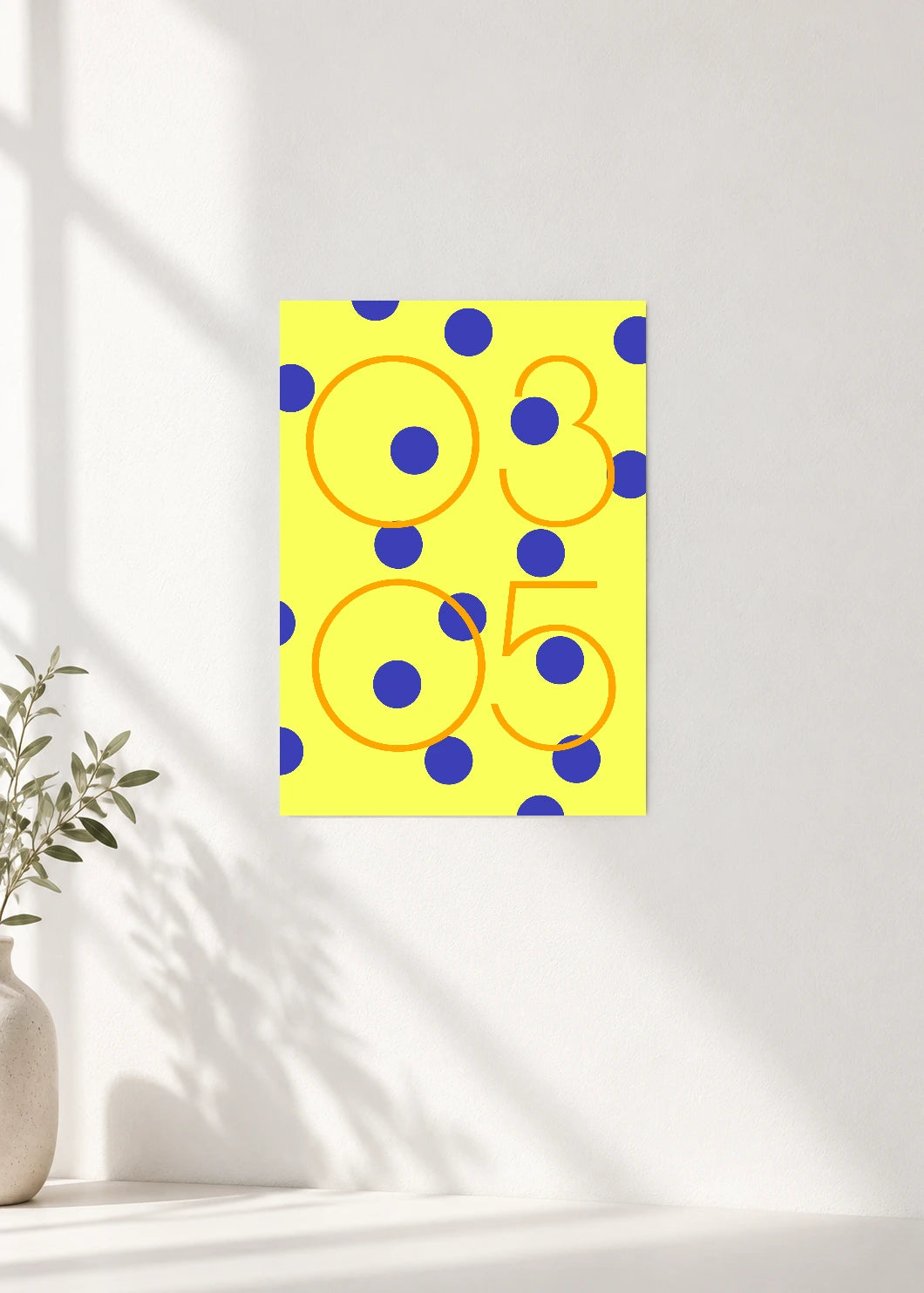March 5 DAYMARK Poster — Sunny Orbit — clean wall
