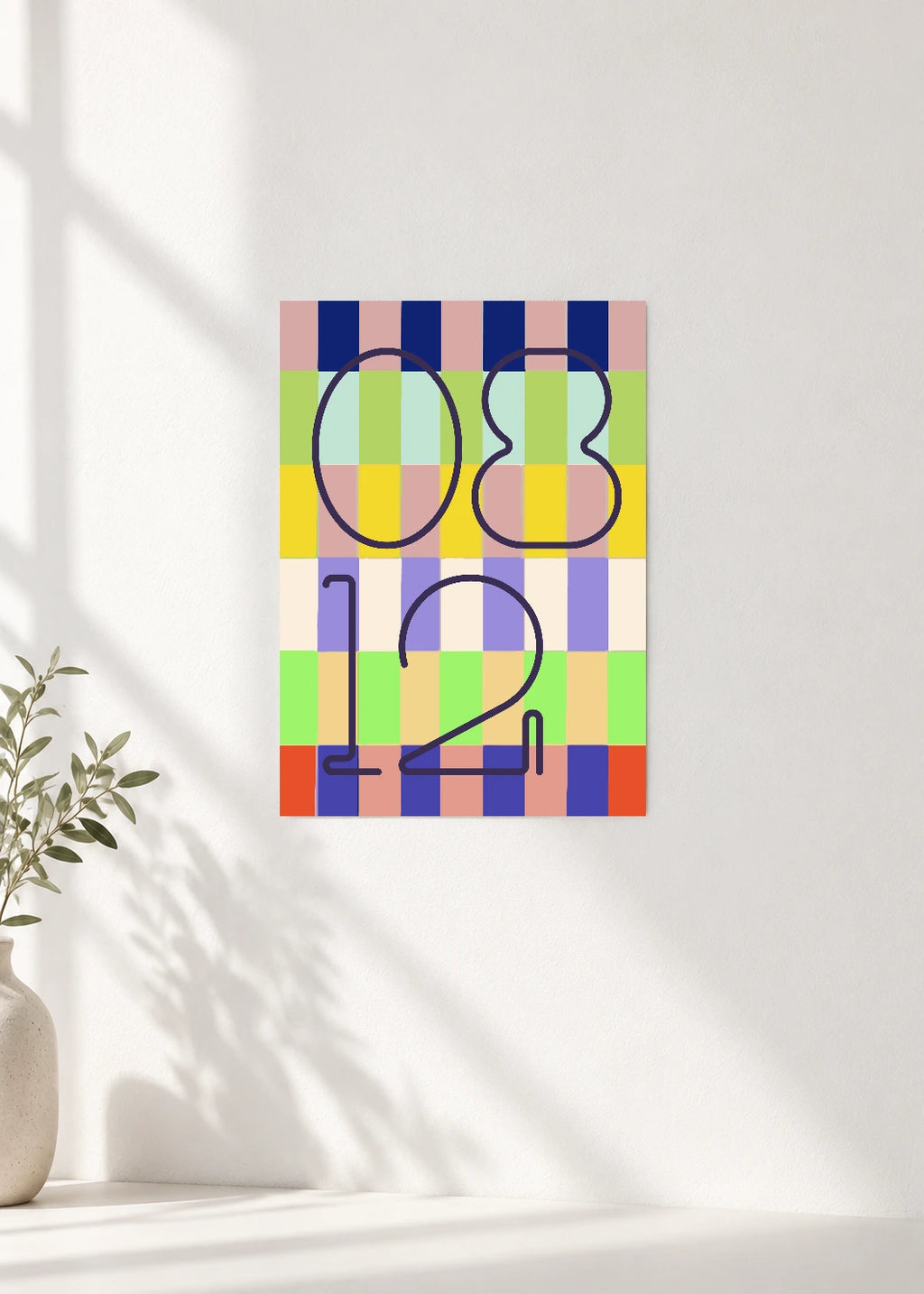 August 12 DAYMARK Poster — Ink Window — clean wall