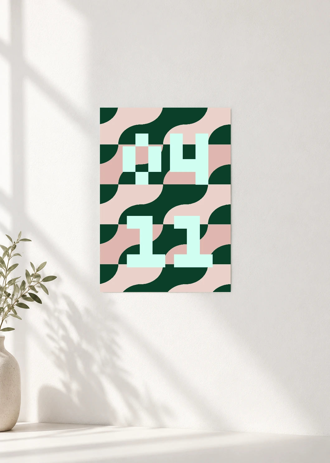 April 11 DAYMARK Poster — Mint Capsules — clean wall