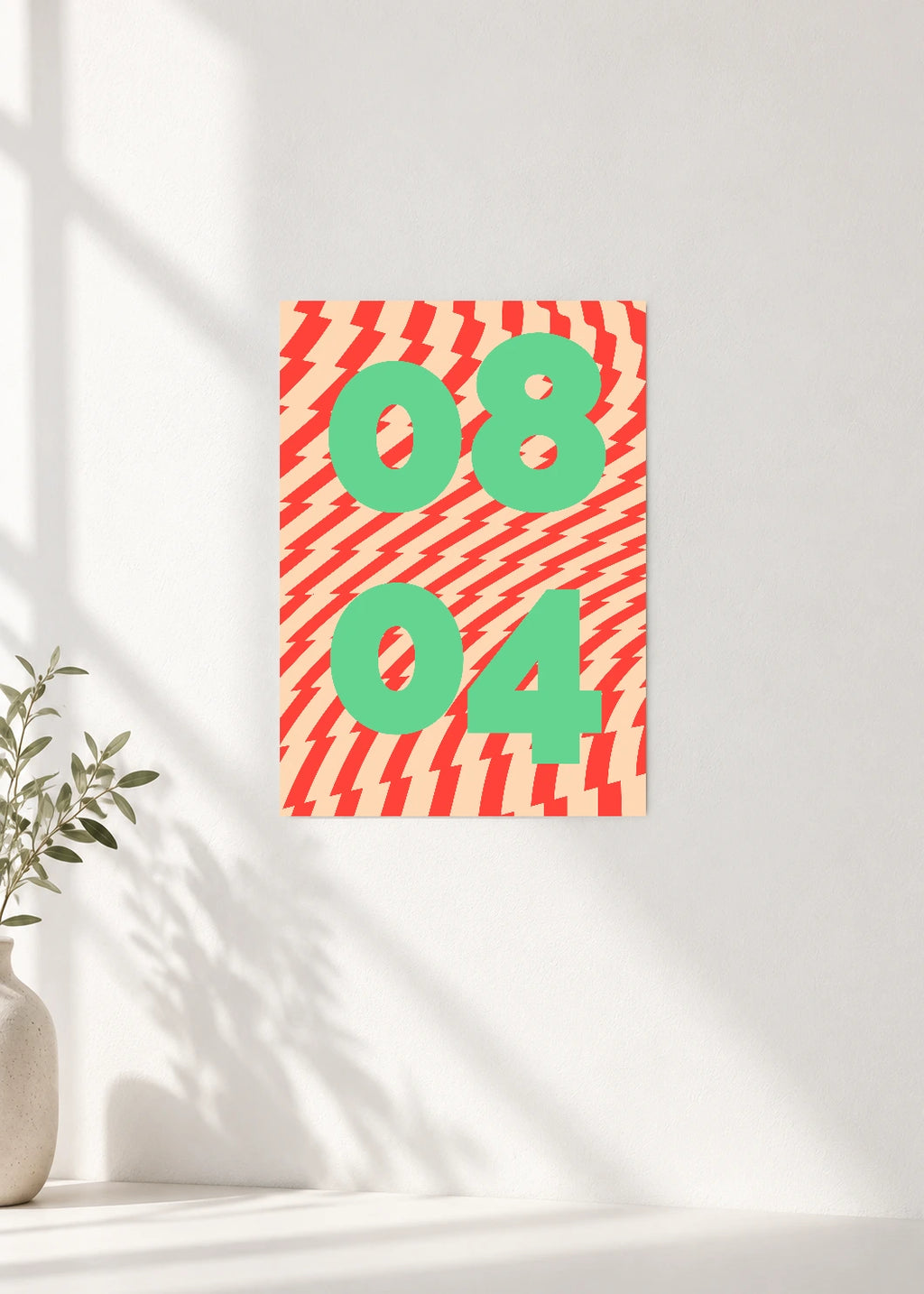August 4 DAYMARK Poster — Mint Rush — clean wall