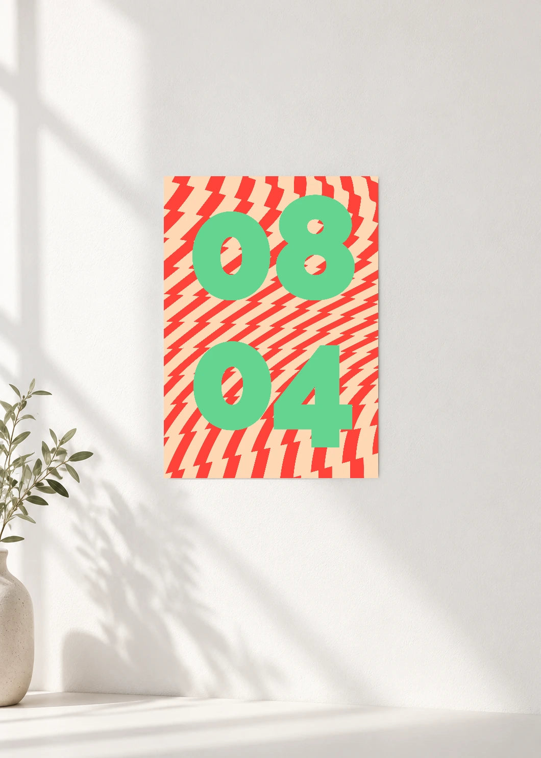 August 4 DAYMARK Poster — Mint Rush — clean wall