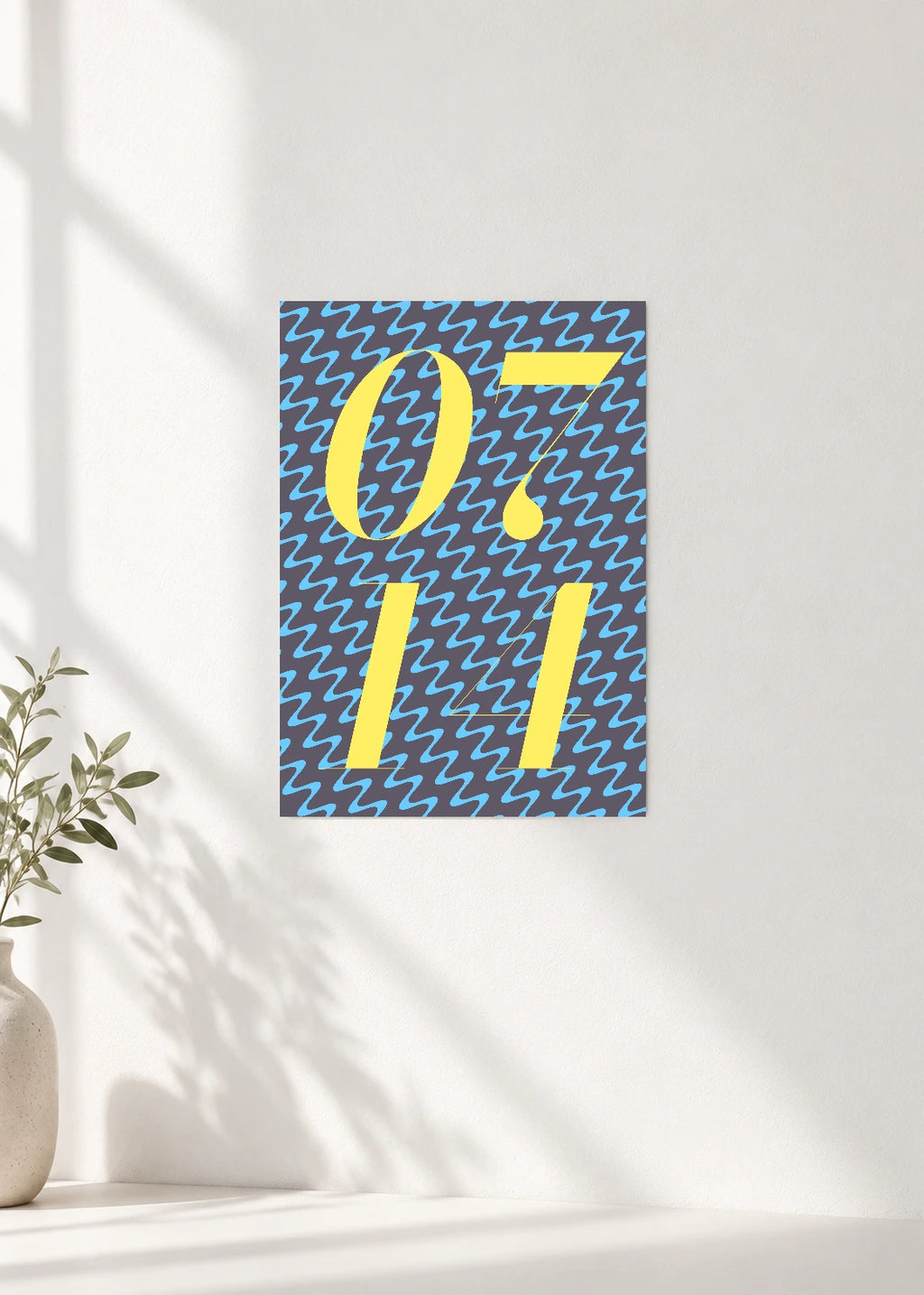 July 14 DAYMARK Poster — Gold Static — clean wall