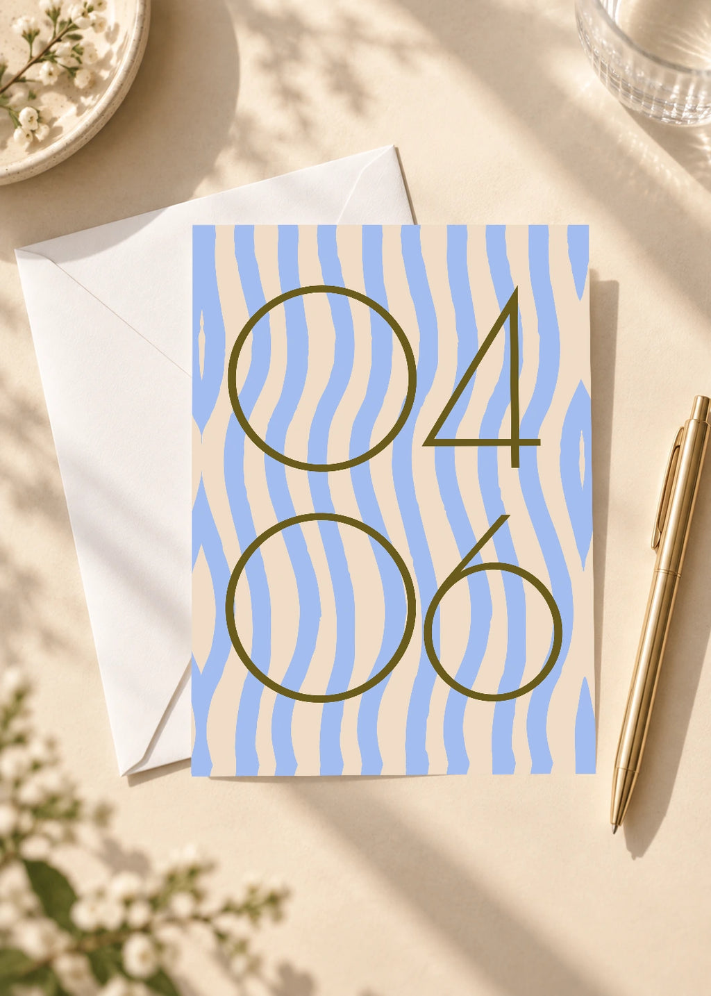 April 6 DAYMARK card — Sand Waves — scene 4