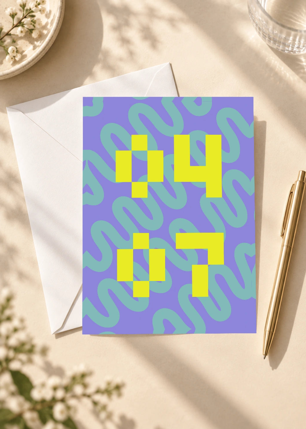 April 7 DAYMARK card — Acid Modules — scene 4