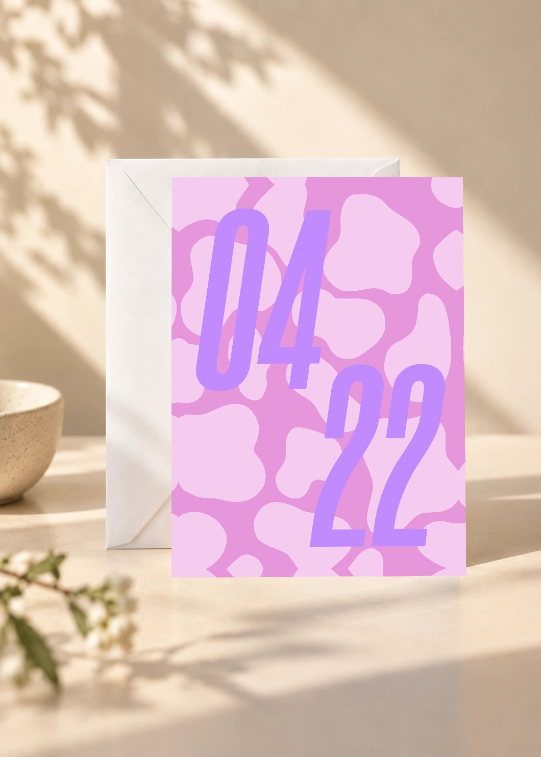 April 22 DAYMARK card — Lilac Drift — scene 1