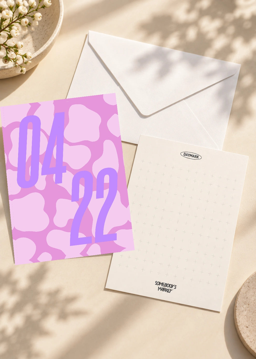 April 22 DAYMARK card — Lilac Drift — scene 2