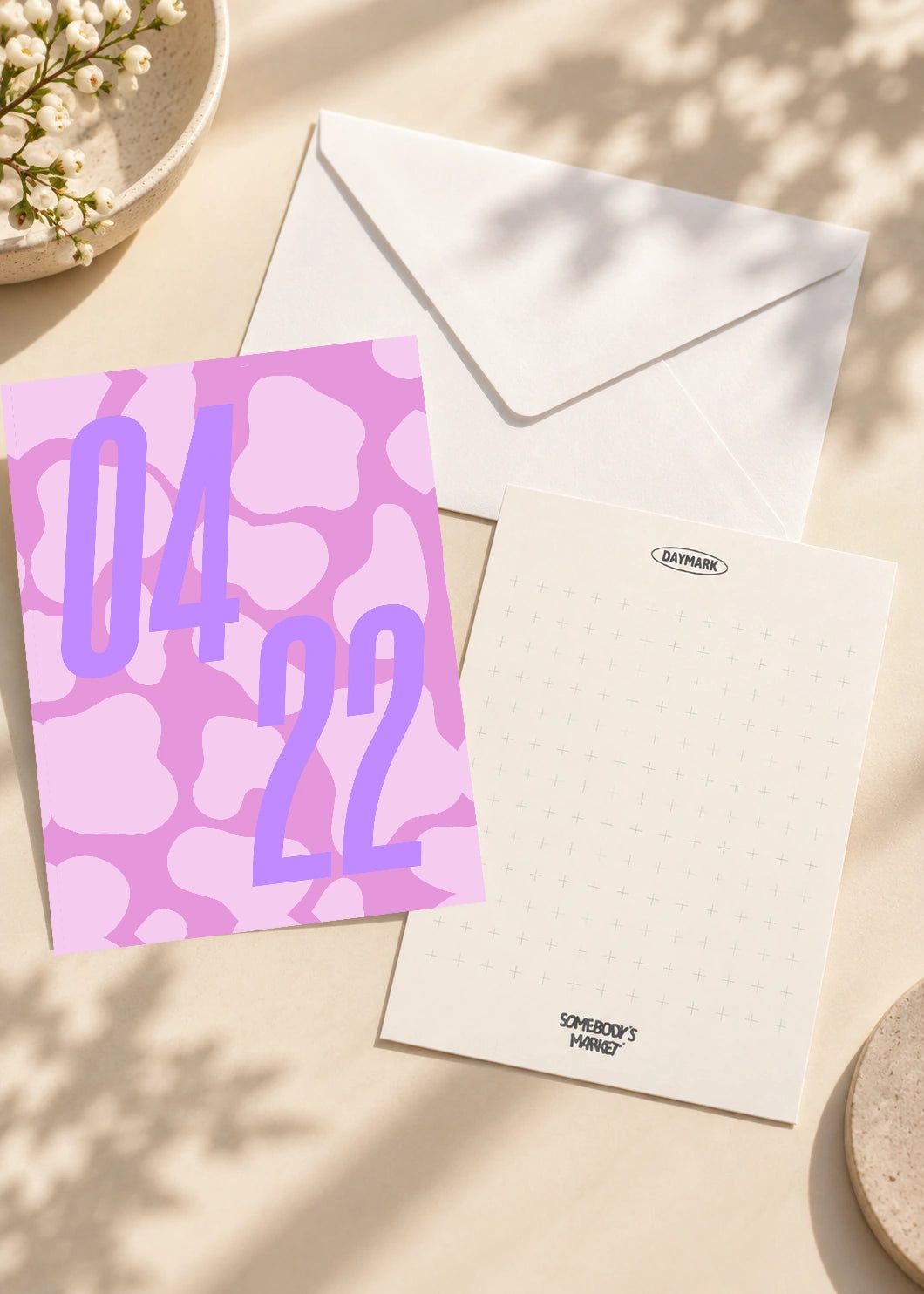 April 22 DAYMARK card — Lilac Drift — scene 2