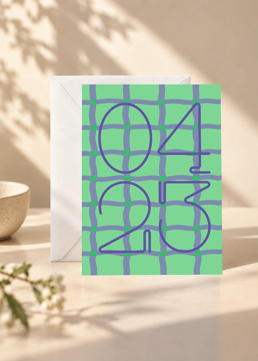 April 23 DAYMARK card — Green Net — scene 1