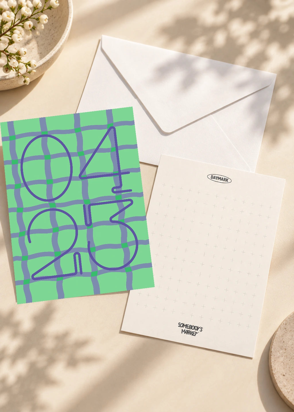 April 23 DAYMARK card — Green Net — scene 2