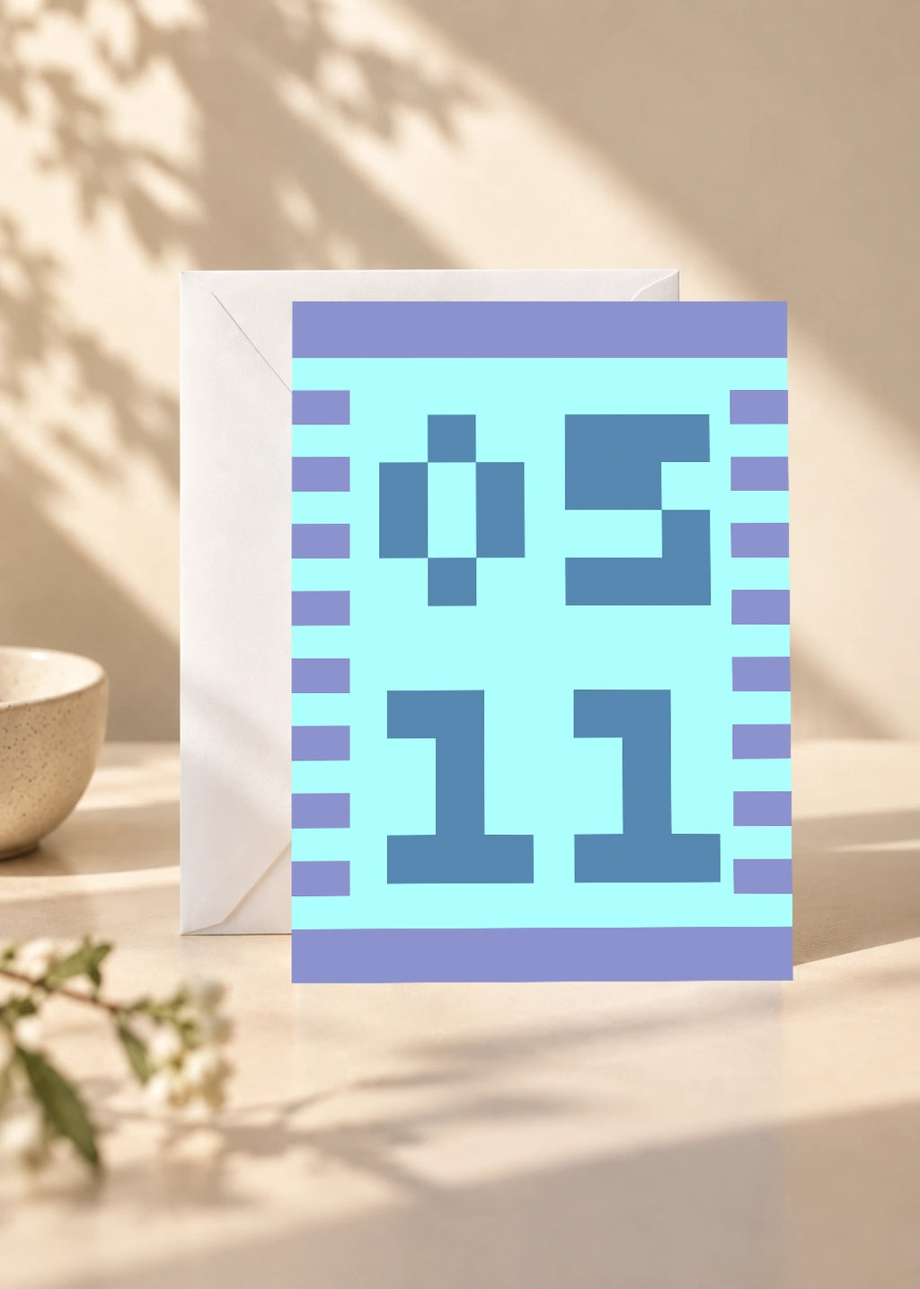 May 11 DAYMARK card — Cyan Frame — scene 1