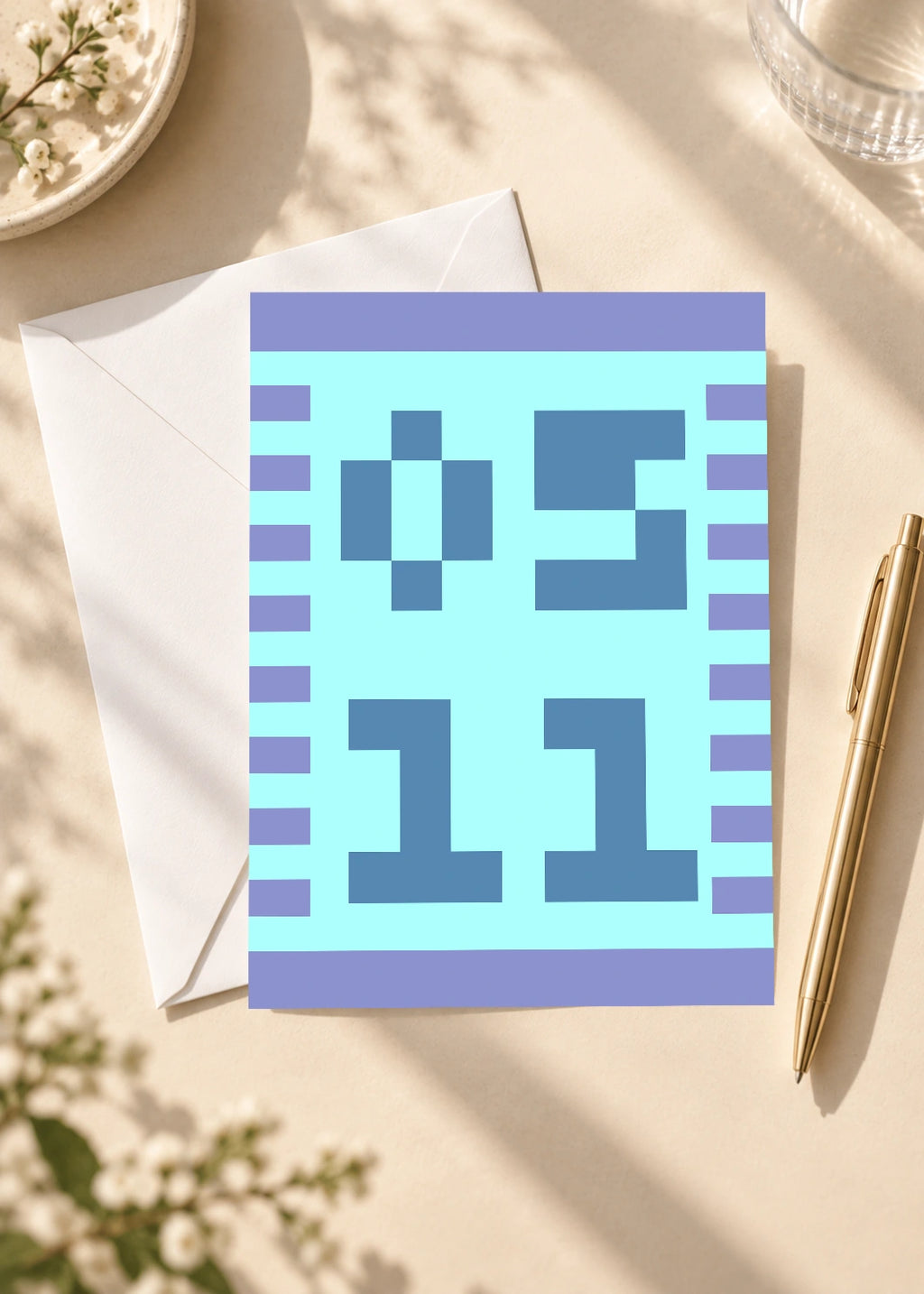 May 11 DAYMARK card — Cyan Frame — scene 4