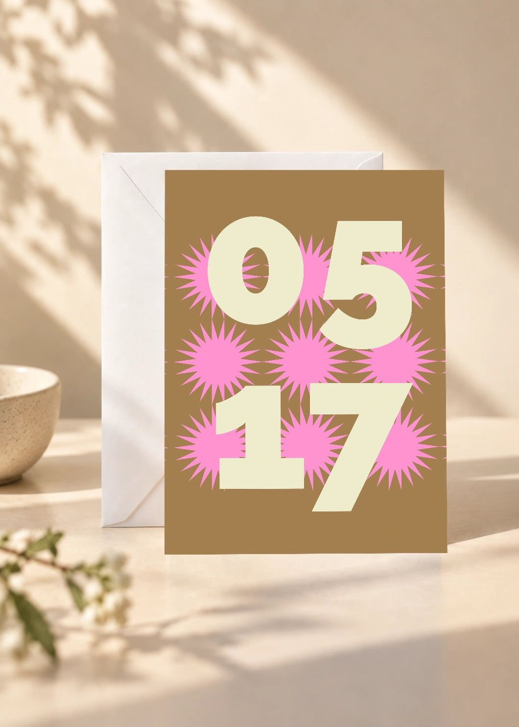 May 17 DAYMARK card — Pink Solar — scene 1