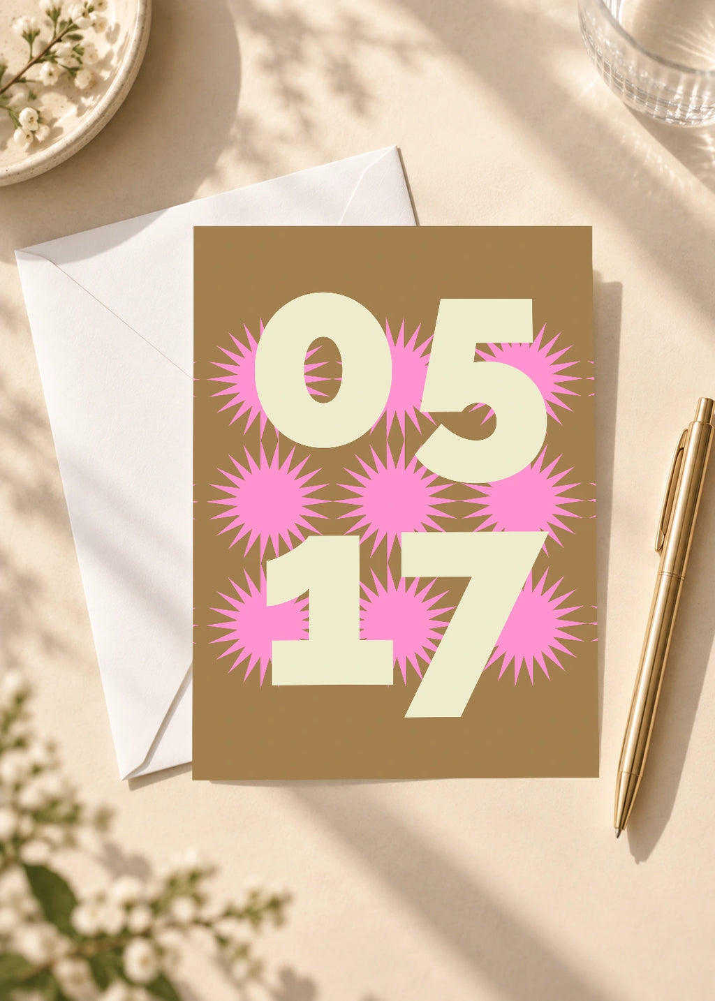 May 17 DAYMARK card — Pink Solar — scene 4