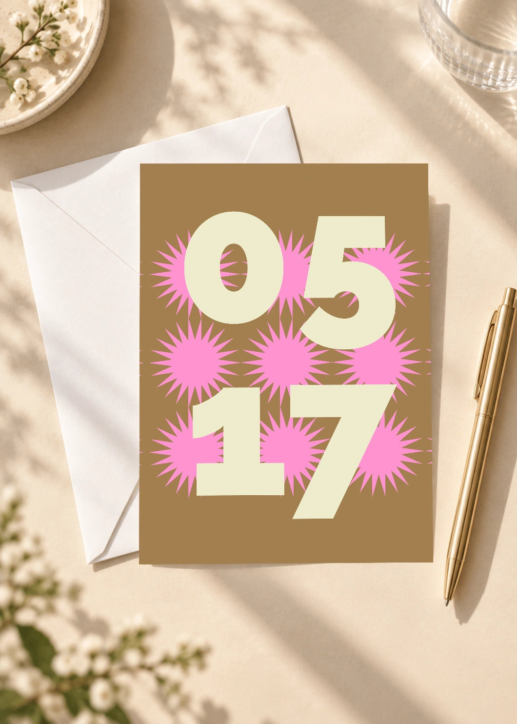May 17 DAYMARK card — Pink Solar — scene 4