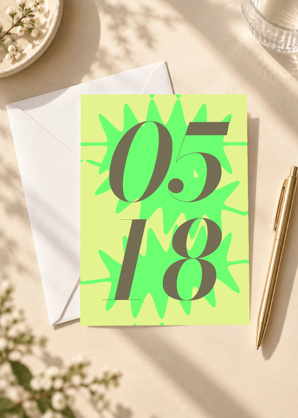 May 18 DAYMARK card — Lime Burst — scene 4