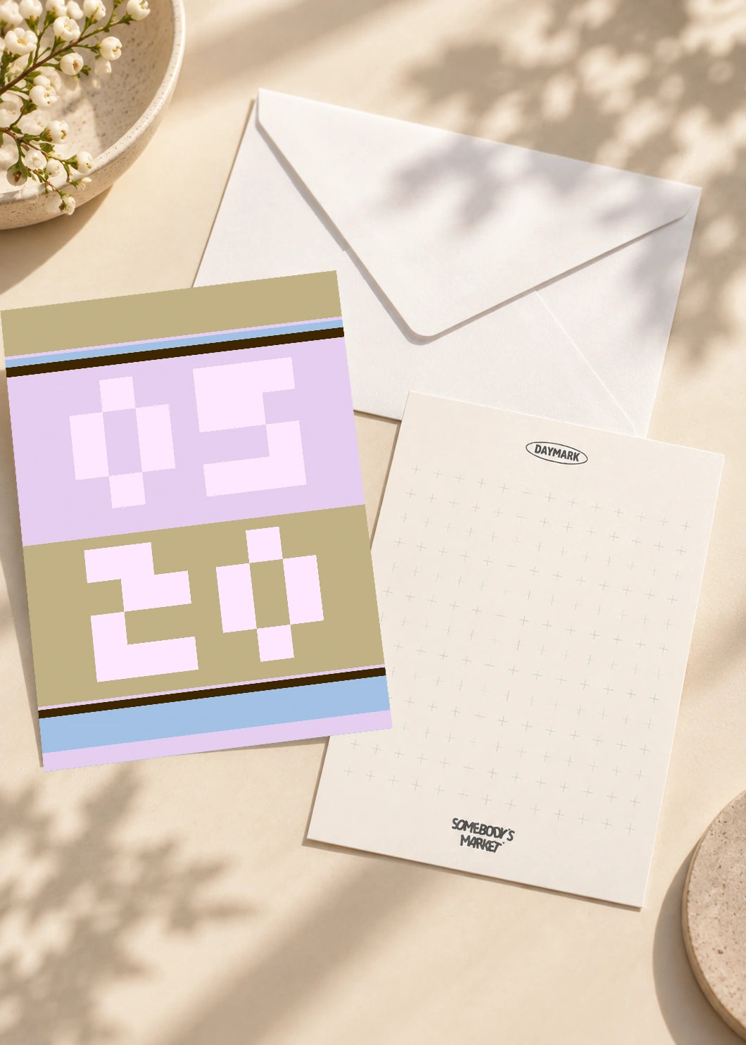 May 20 DAYMARK card — Lilac Frame — scene 2