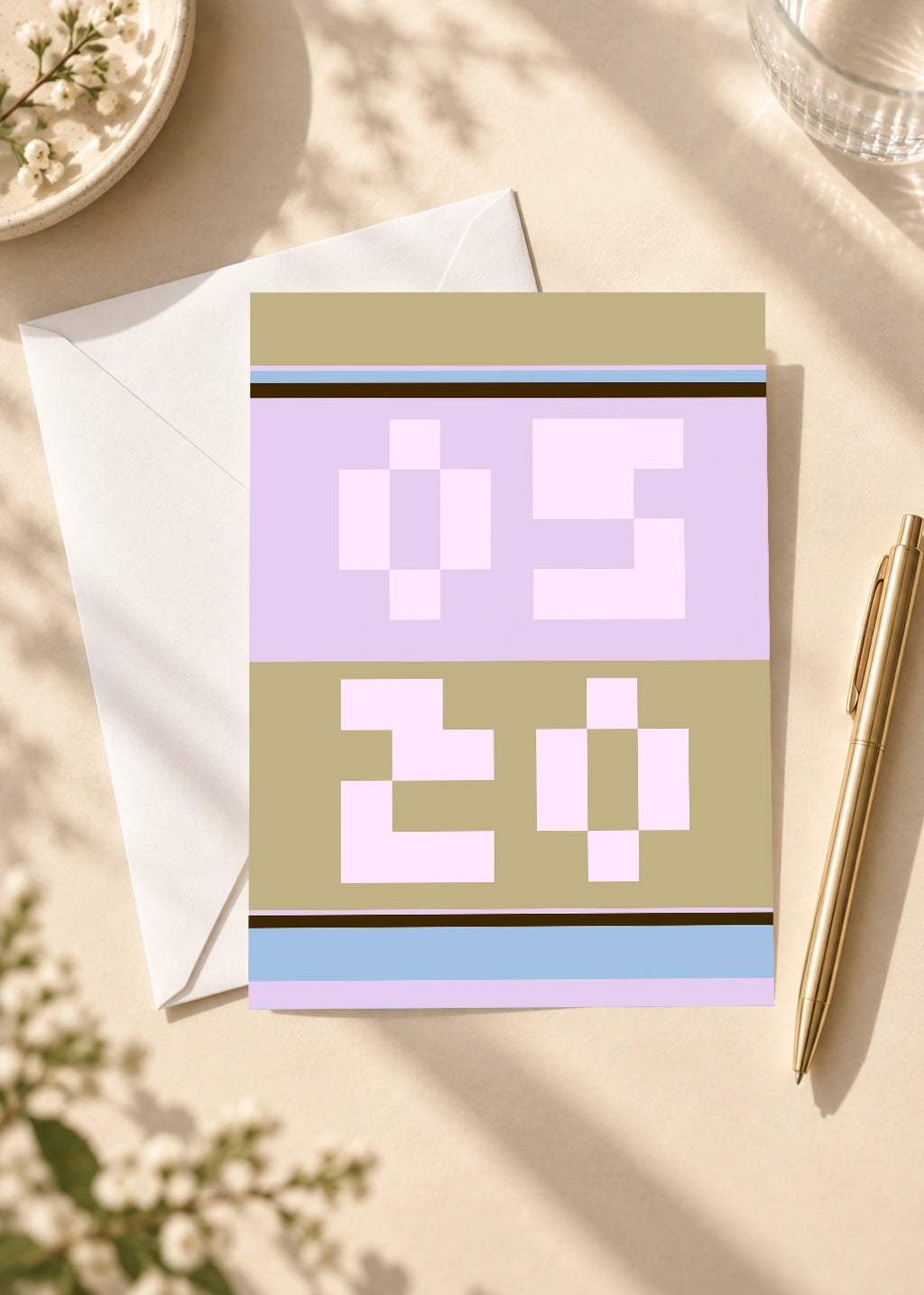 May 20 DAYMARK card — Lilac Frame — scene 4