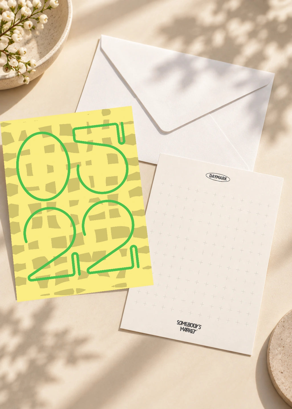 May 22 DAYMARK card — Lime Matrix — scene 2