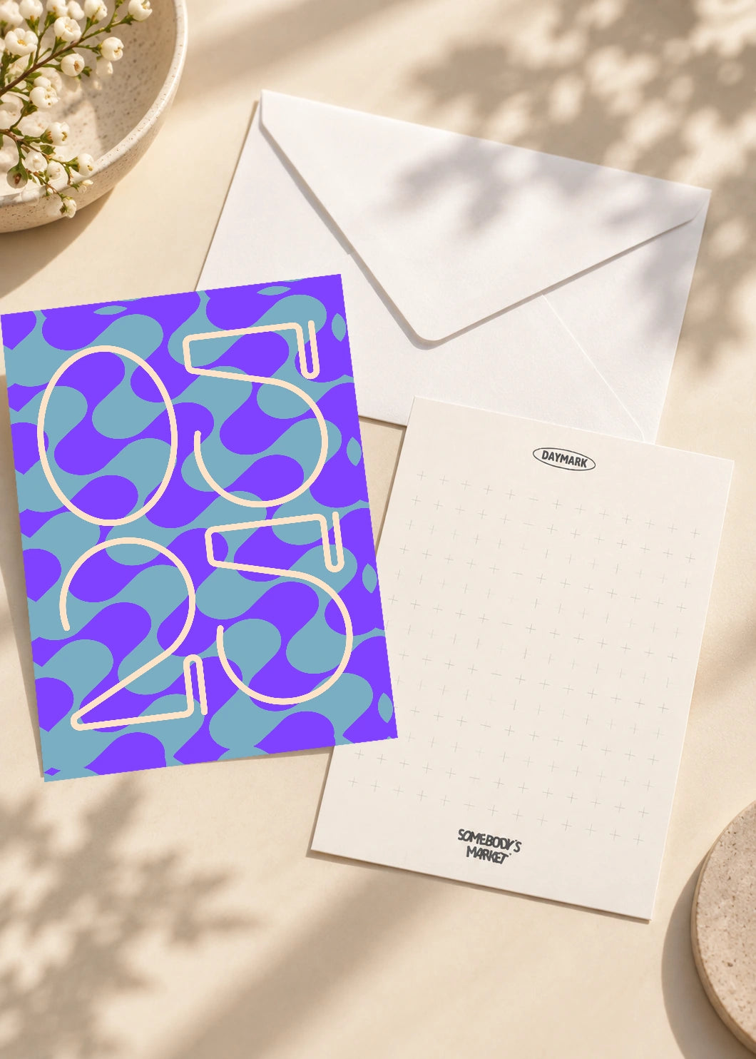 May 25 DAYMARK card — Violet Loop — scene 2