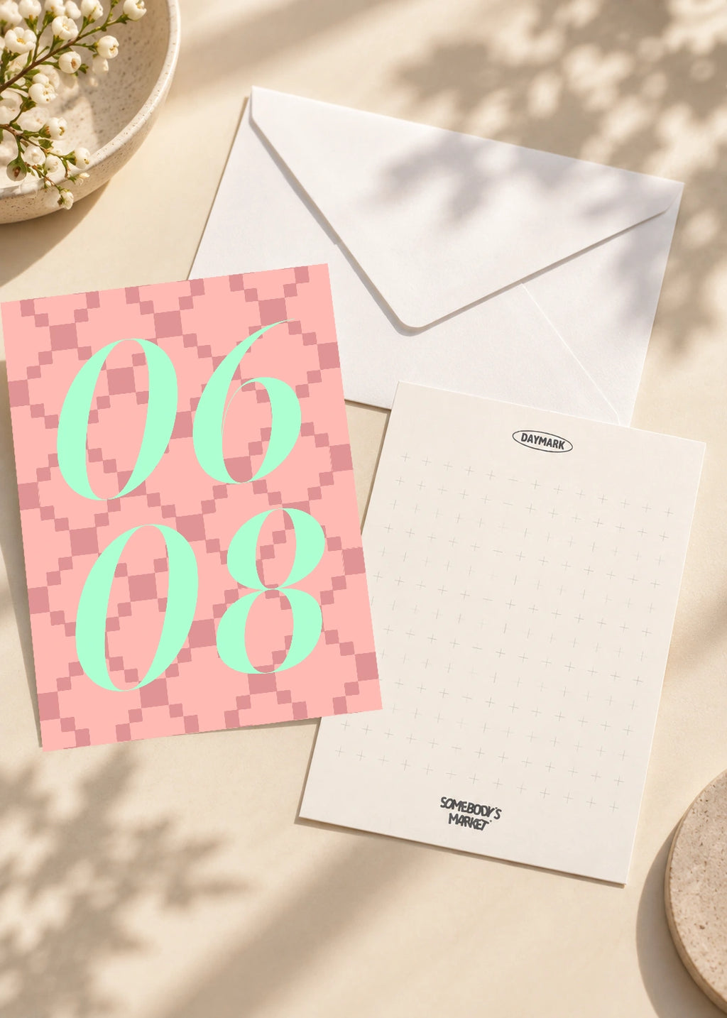 June 8 DAYMARK card — Mint Mosaic — scene 2