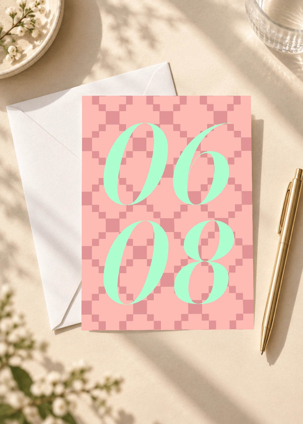 June 8 DAYMARK card — Mint Mosaic — scene 4