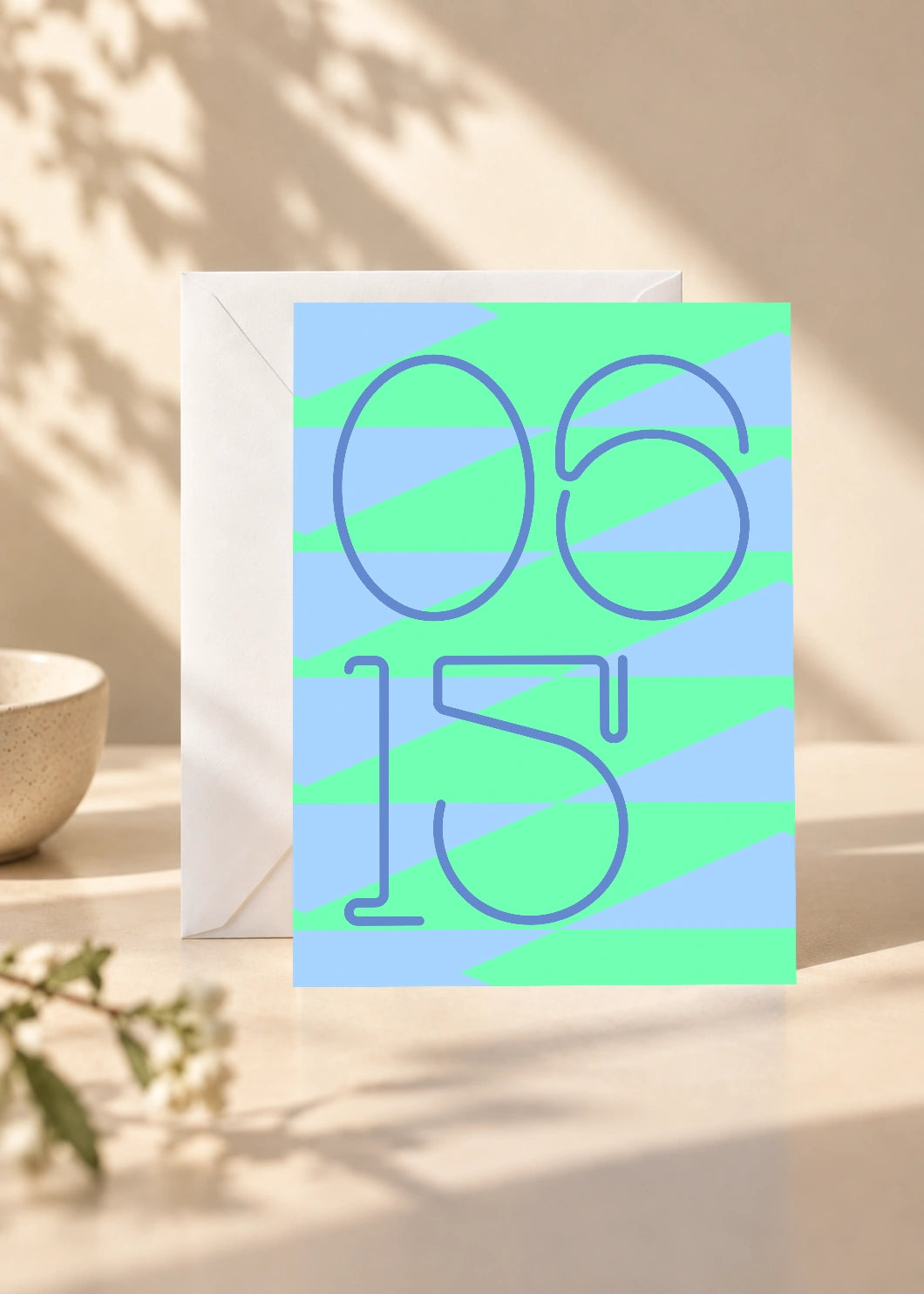 June 15 DAYMARK card — Aqua Angle — scene 1