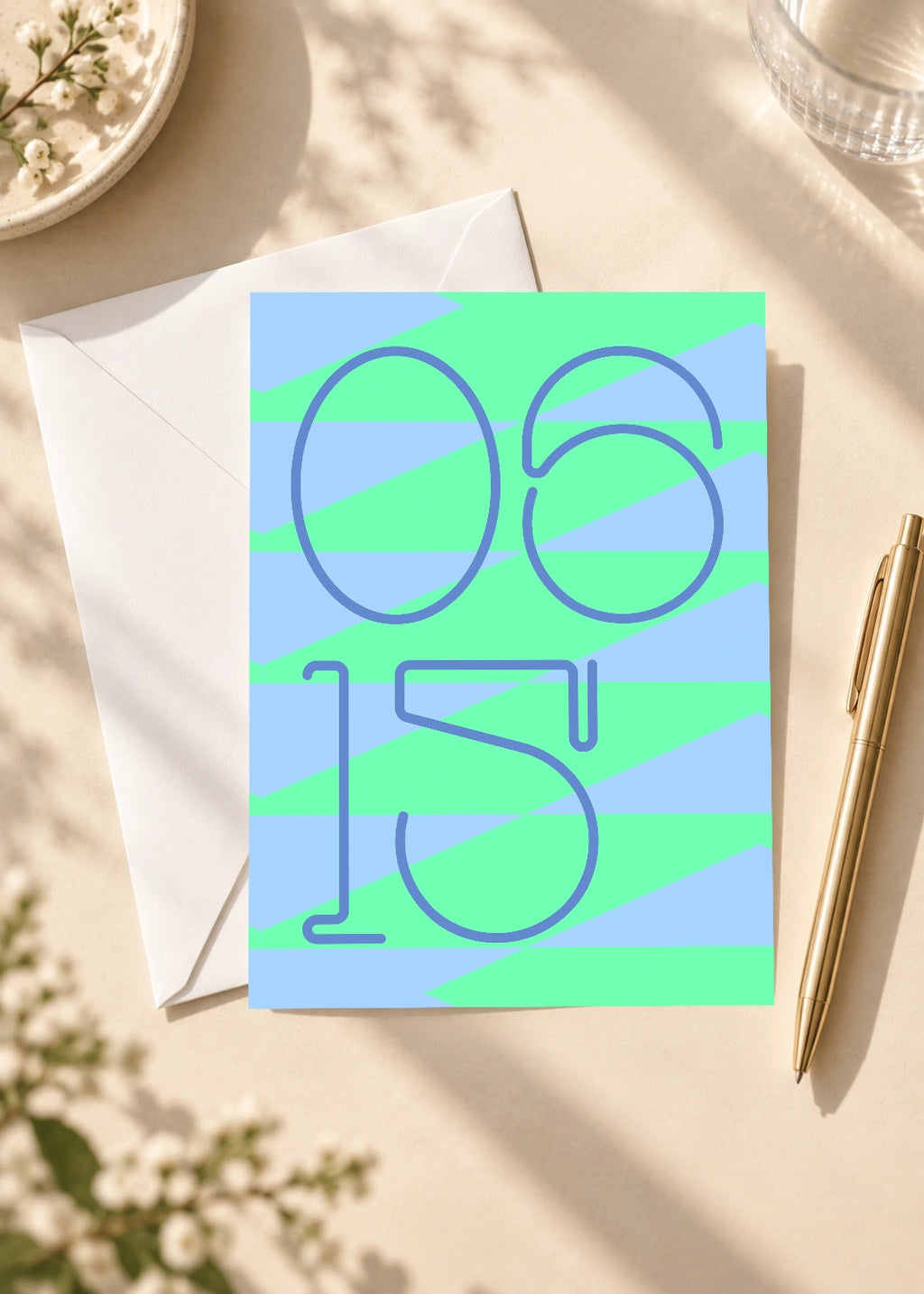 June 15 DAYMARK card — Aqua Angle — scene 4