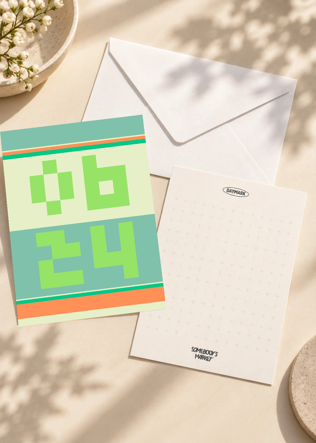 June 24 DAYMARK card — Mint Frame — scene 2