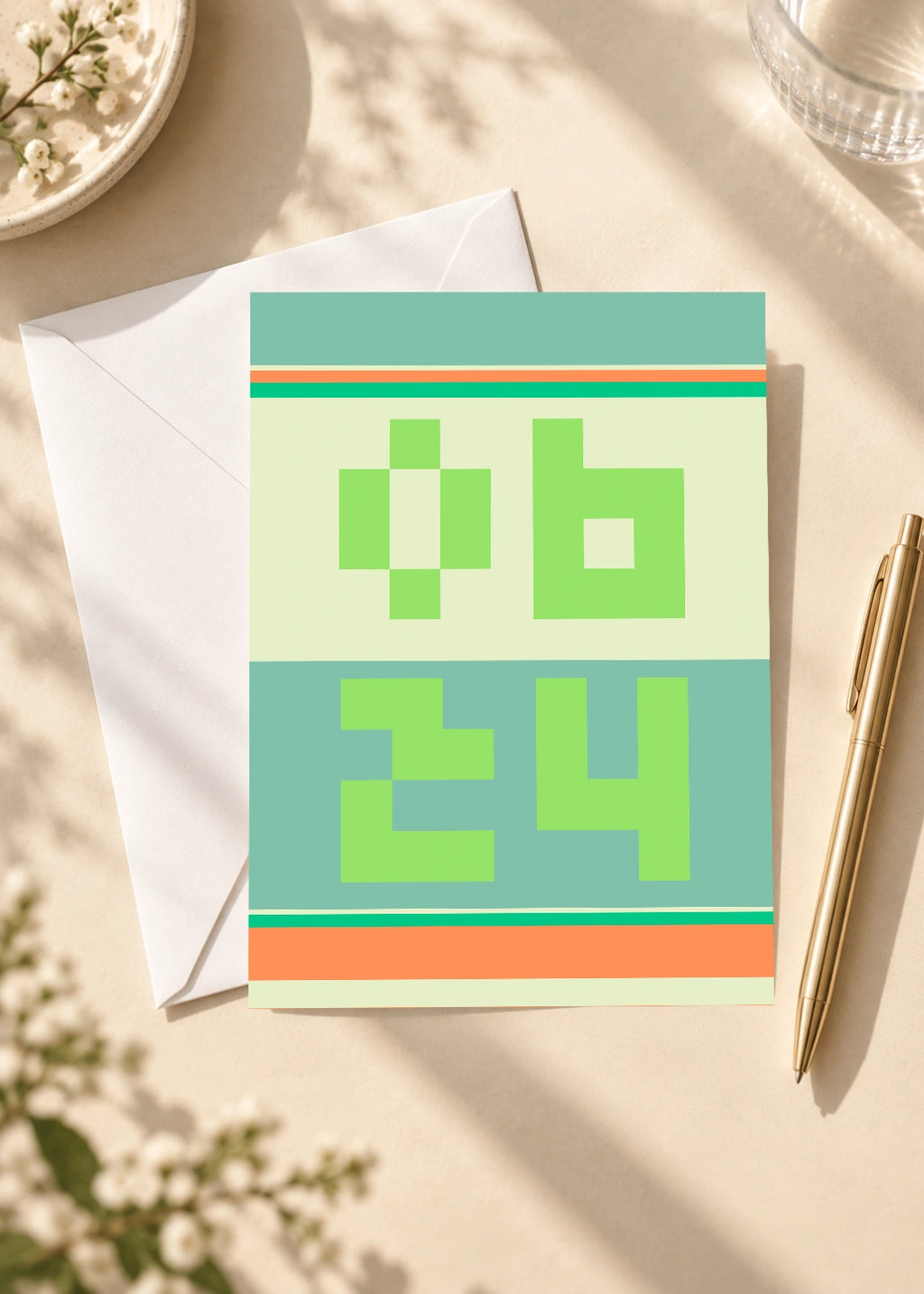 June 24 DAYMARK card — Mint Frame — scene 4