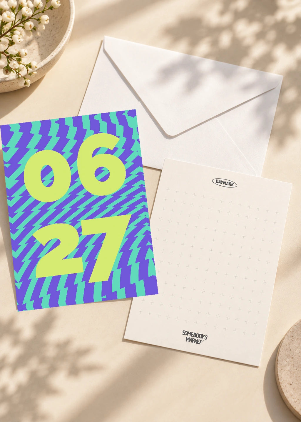 June 27 DAYMARK card — Lime Rush — scene 2