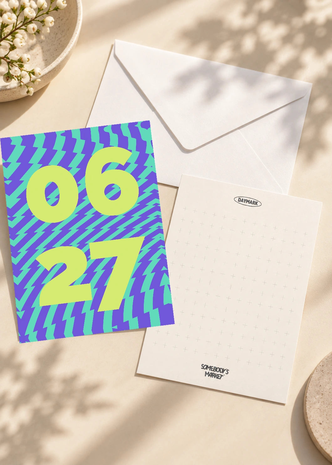 June 27 DAYMARK card — Lime Rush — scene 2